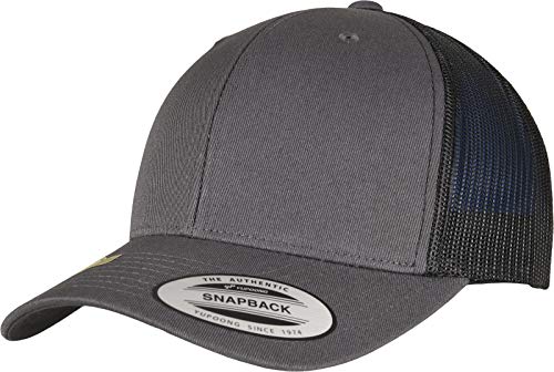 Flexfit Unisex YP Classics Recycled Retro Trucker Cap 2-Tone Baseballkappe, Charcoal/Black, one Size von Flexfit