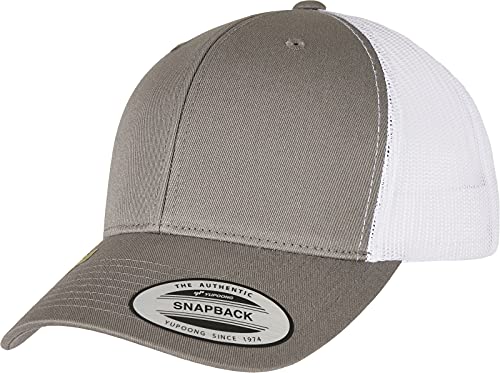 Flexfit Unisex YP Classics Recycled Retro Trucker Cap 2-Tone Baseballkappe, Grey/White, one Size von Flexfit