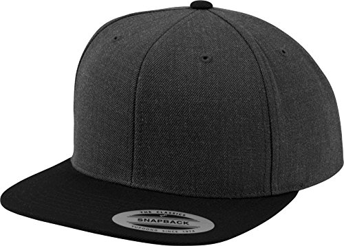 Flexfit Unisex Classic Snapback 2-tone Cap Kappen, Charcoal/Black, Einheitsgr e EU von Flexfit