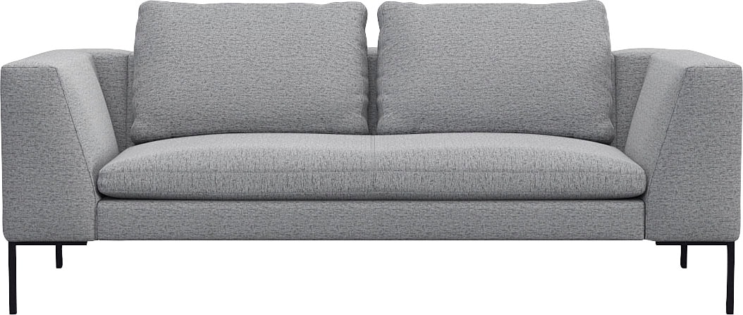 FLEXLUX 2,5-Sitzer "Loano", modernes Sofa, frei im Raum stellbar, lose Kissen, Kaltschaum im Sitz von Flexlux