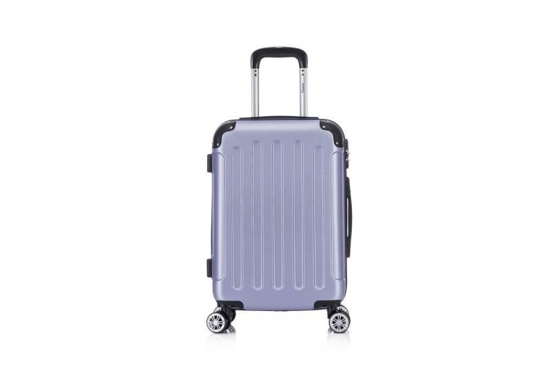 Flexot Hartschalen-Trolley F-2045 Kofferset, 360° Rollen, robuster Reisekoffer, Bordcase, 4 Rollen, Robuster und moderner Koffer mit vier 360° Rollen und Zahlenschloss von Flexot