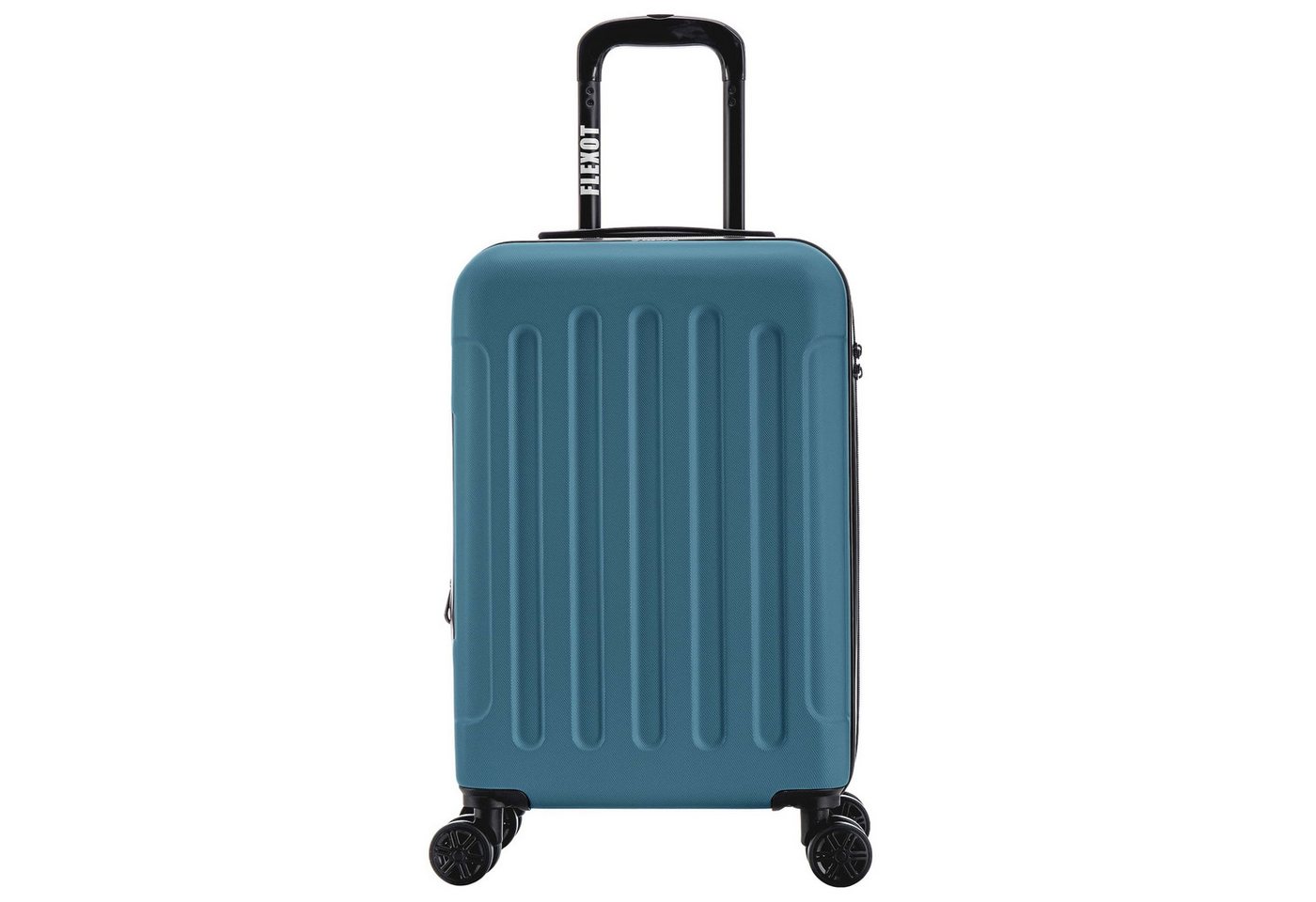 Flexot Hartschalen-Trolley F-3045 (Gr. M, L, XL) – Kofferset – ABS-Hartschale, 4 Rollen, Robuster und moderner Koffer mit vier 360° Rollen und Zahlenschloss von Flexot