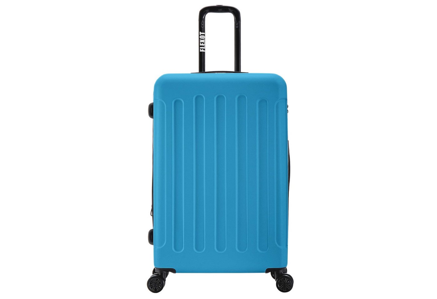 Flexot Hartschalen-Trolley F-3045 (Gr. M, L, XL) – Kofferset – ABS-Hartschale, 4 Rollen, Robuster und moderner Koffer mit vier 360° Rollen und Zahlenschloss von Flexot