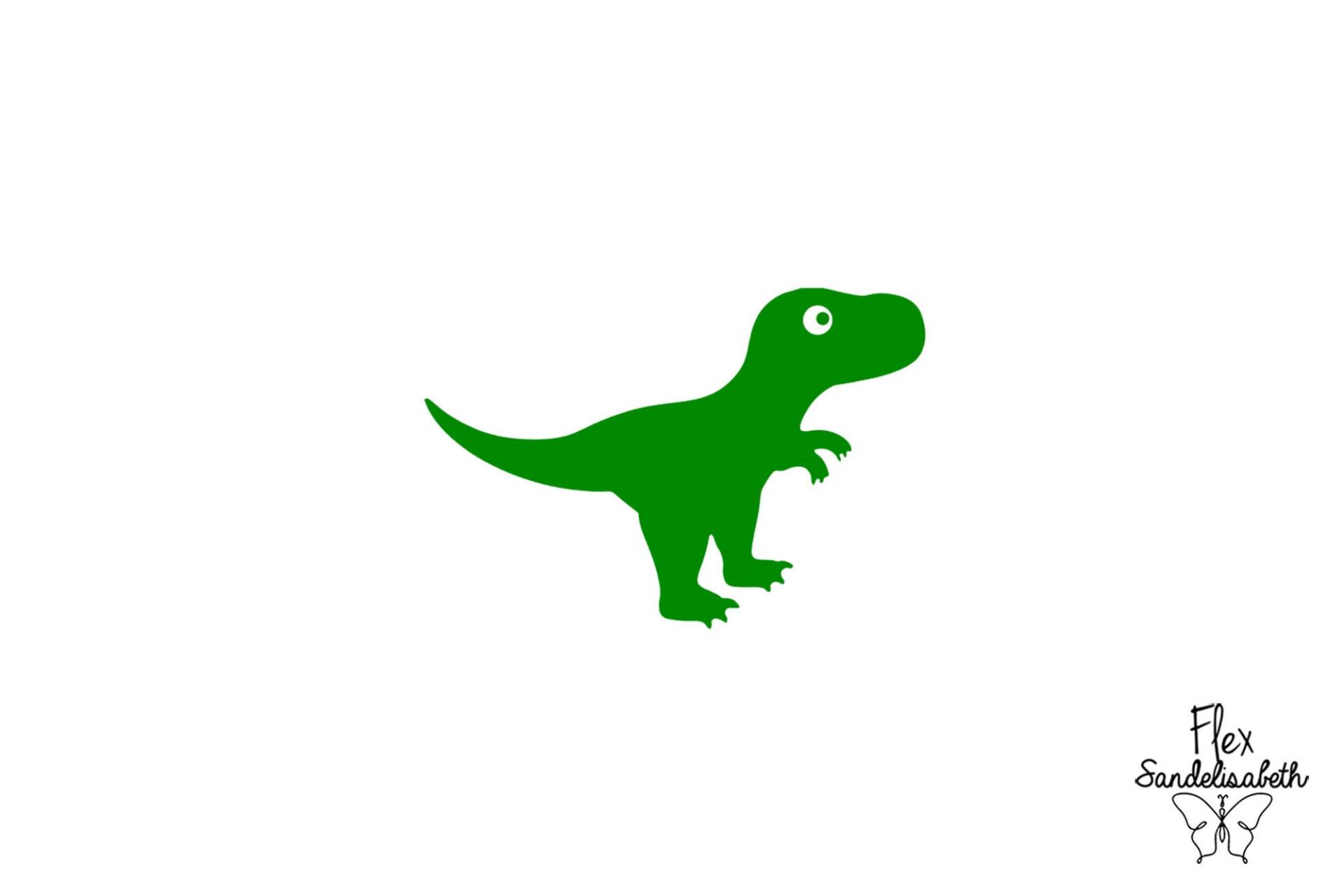 Baby Dino Dinosaurier Tyrex Flex Bügelbild Applikation Farbe Und Größe Ihrer Wahl von Flexsandelisabethpro
