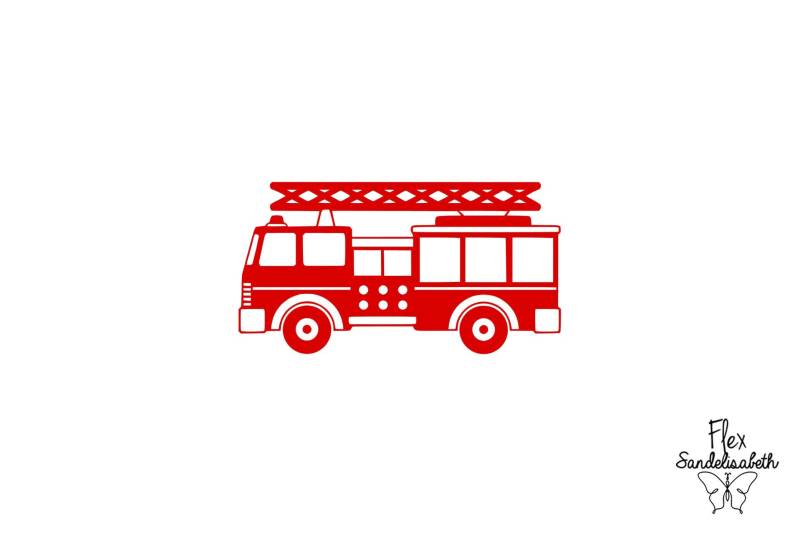 Feuerwehrauto Flexapplikation Bügelapplikation Größe Nach Wahl Feuerwehrauto Flexapplikation Bügelapplikation Größe Nach Wahl von Flexsandelisabethpro