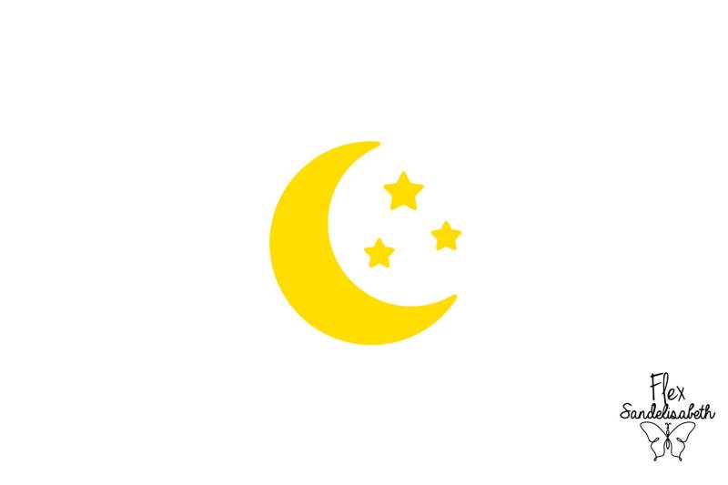 Flex-Aufbügler-Applikation Mond Sterne Größe Und Farbe Ihrer Wahl + Phosphoreszierend Flex-Aufbügler-Applikation Mond Sterne Größe Und Farbe Ihrer Wahl + Phosphoreszierend von Flexsandelisabethpro