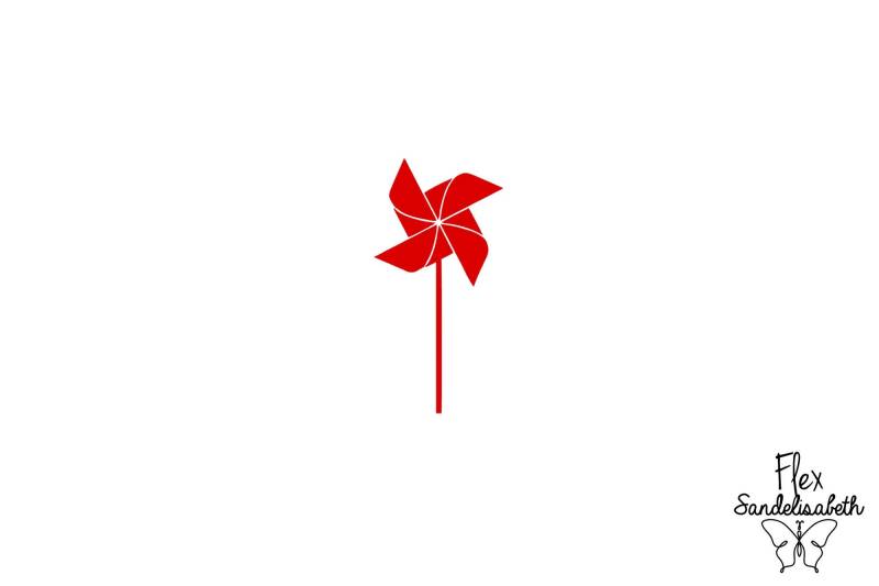 Flex-Aufbüglerapplikation Windmühle Für Kinder, Größe Und Farbe Nach Wahl von Flexsandelisabethpro