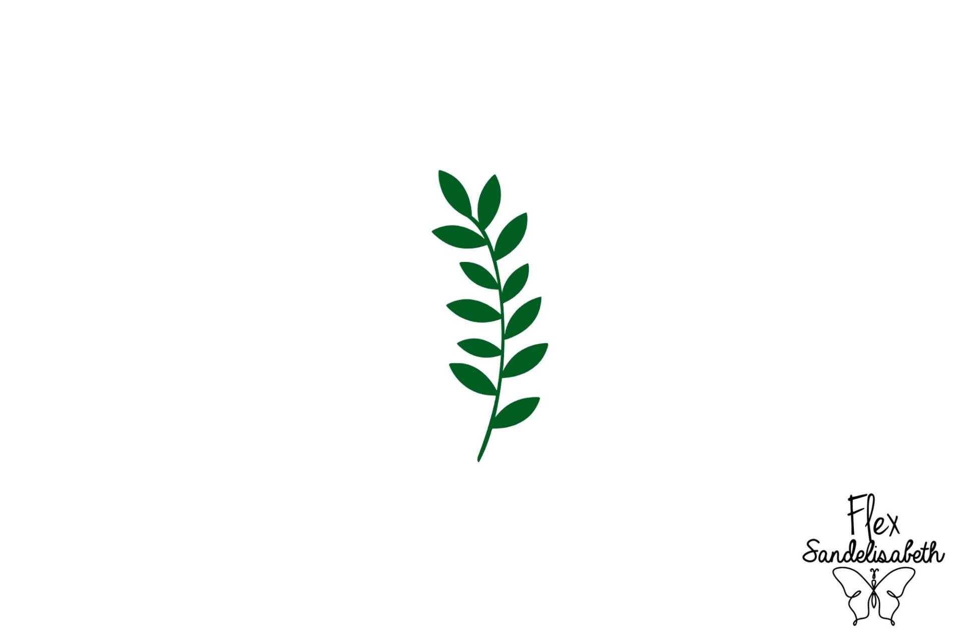 Florales Hochzeitsblatt Natur Flex Zum Aufbügeln Farbe Und Größe Ihrer Wahl von Flexsandelisabethpro