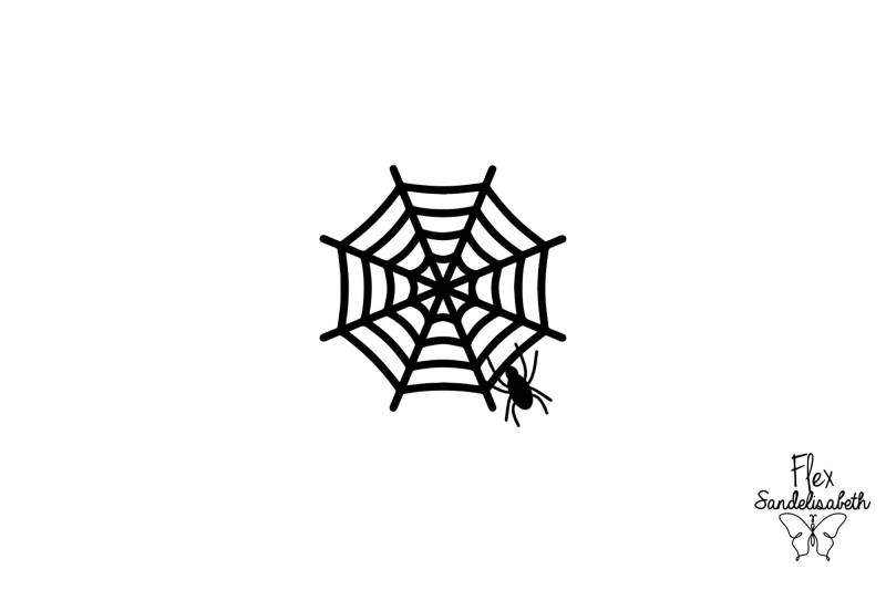 Kleine Spinne Auf Ihrem Halloween-Netz, Aufbügelbare Flex-Applikation, Farbe Und Größe Ihrer Wahl von Flexsandelisabethpro