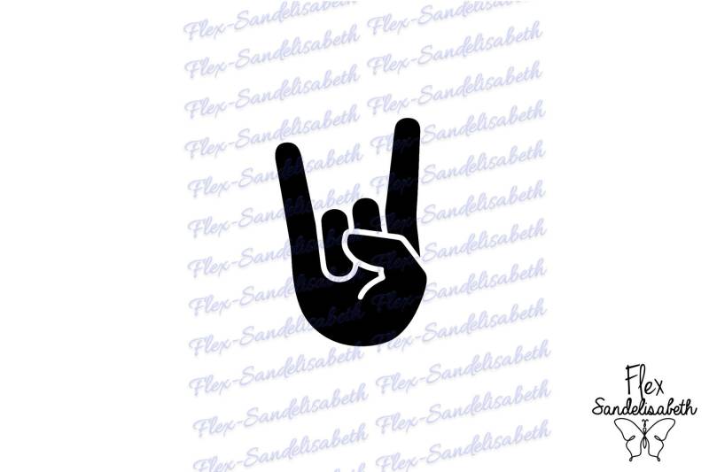 Rock-Handzeichen Musik Metall Applikation Flex Bügelbild Farbe Und Größe Ihrer Wahl Rock-Handzeichen Musik Metall Applikation Flex Bügelbild Farbe Und Größe Ihrer Wahl von Flexsandelisabethpro