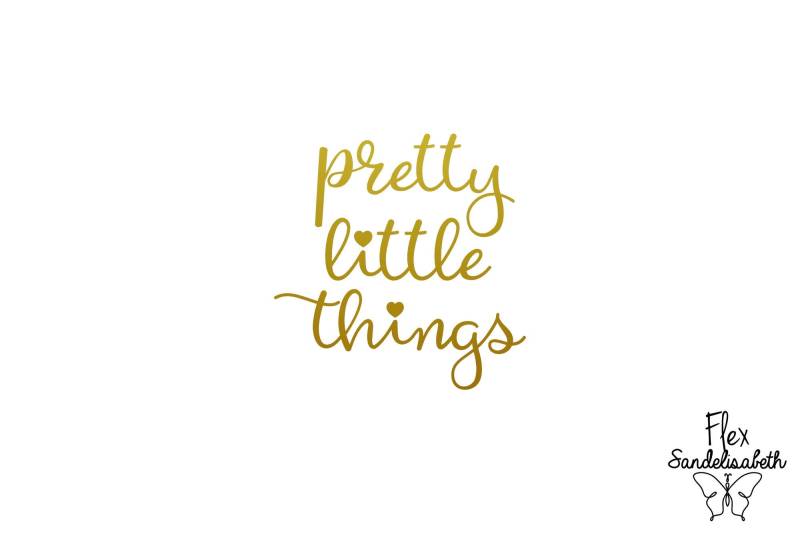 Text Pretty Little Things/Pretty Things Flex Bügelbild Applikation Farbe Und Größe Nach Wahl Text Pretty Little Things/Pretty Things Flex Bügelbild Applikation Farbe Und Größe Nach Wahl von Flexsandelisabethpro