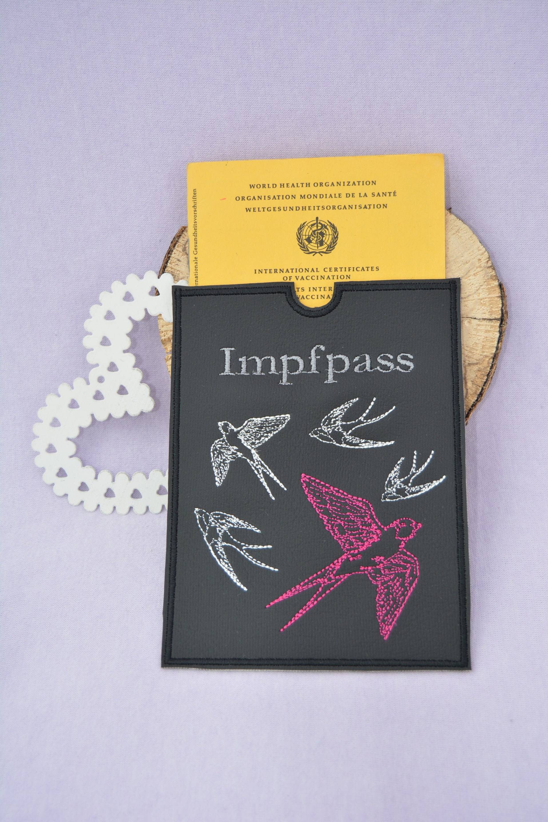 Impfpasshülle/Impfpasstasche Impfausweis Impfpasshülle/Impfpasstasche Impfausweis von Fliedernaht