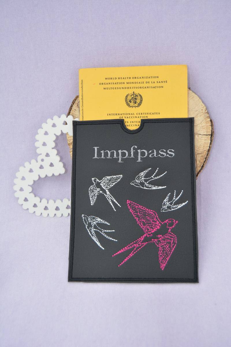 Impfpasshülle/Impfpasstasche Impfausweis Impfpasshülle/Impfpasstasche Impfausweis von Fliedernaht