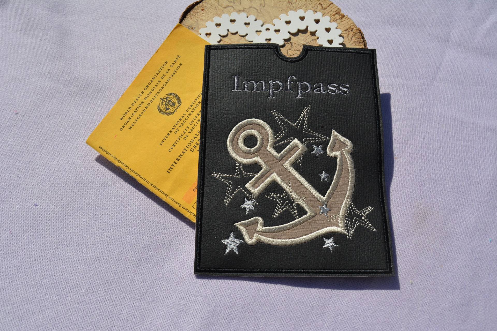Impfpasshülle/Impfpasstasche Impfausweis Impfpasshülle/Impfpasstasche Impfausweis von Fliedernaht