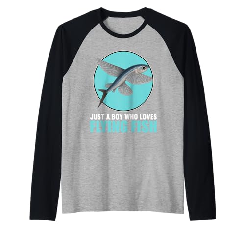 Herren Fliegende Fische Fliegender Fisch Raglan Herren Fliegende Fische Fliegender Fisch Raglan von Fliegende Fische Fliegender Fisch Tier Shop