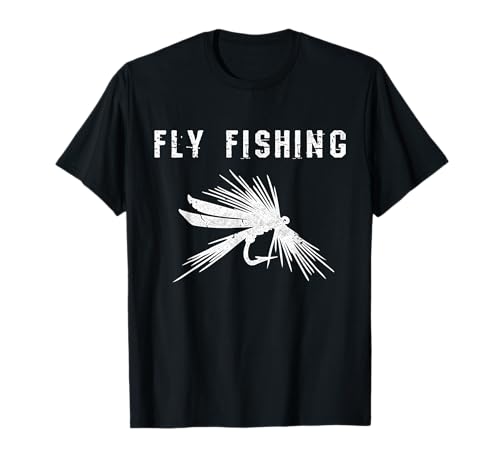 Fliegenfischen Geschenk Angler Fly Fishing mit Fliege Herren T-Shirt von Fliegenfischen Geschenk Fly Fishing Sprüche Angler