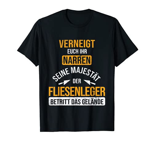 Herren Fliesenleger Betritt Das Gelände Fliesenlegen Fliesenleger T-Shirt Herren Fliesenleger Betritt Das Gelände Fliesenlegen Fliesenleger T-Shirt von Fliesenleger Geschenke zum Fliesenlegen