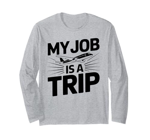 Pilotes Funny Men Women Flight Attendant Langarmshirt Pilotes Funny Men Women Flight Attendant Langarmshirt von Flight Attendant Pilotes outfits