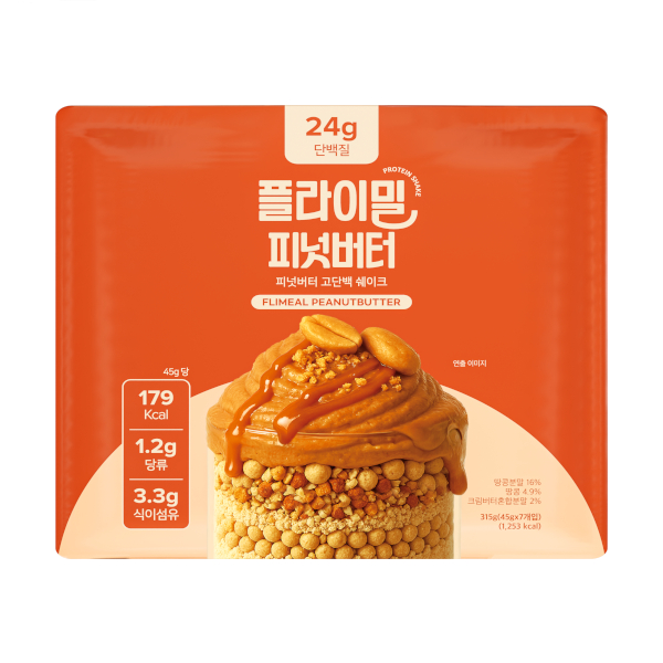 Flimeal - Protein Shake - 45g x 7packs - Peanut Butter von Flimeal