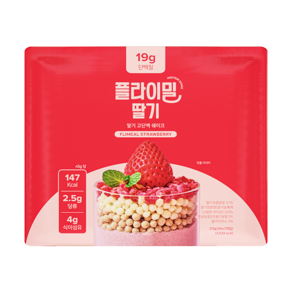 Flimeal - Protein Shake - 45g x 7packs - Strawberry von Flimeal