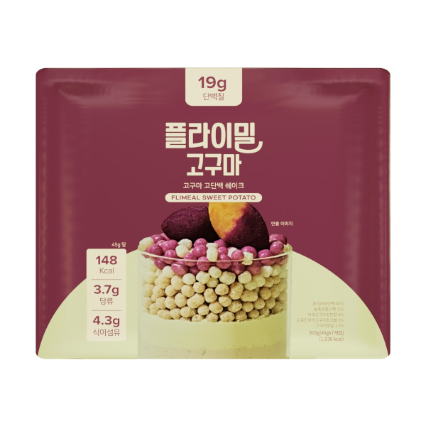 Flimeal - Protein Shake - 45g x 7packs - Sweet Potato von Flimeal