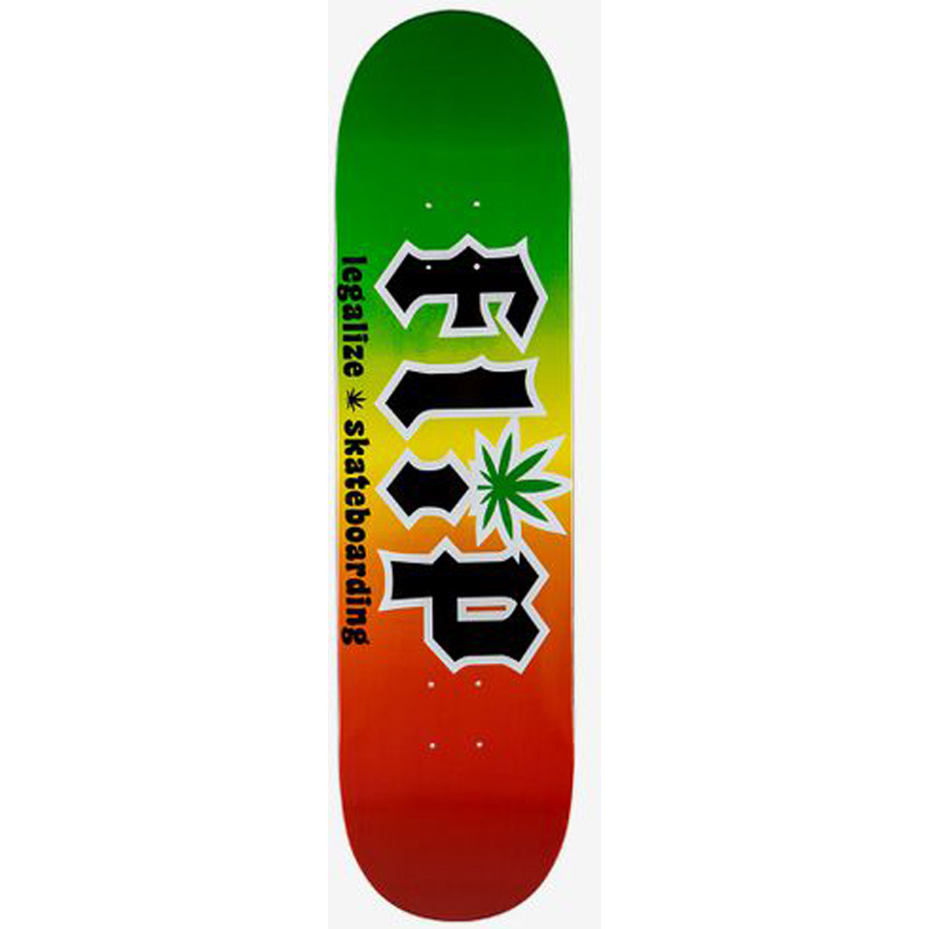 Flip Skateboard Deck HKD Legalize Rasta von Flip