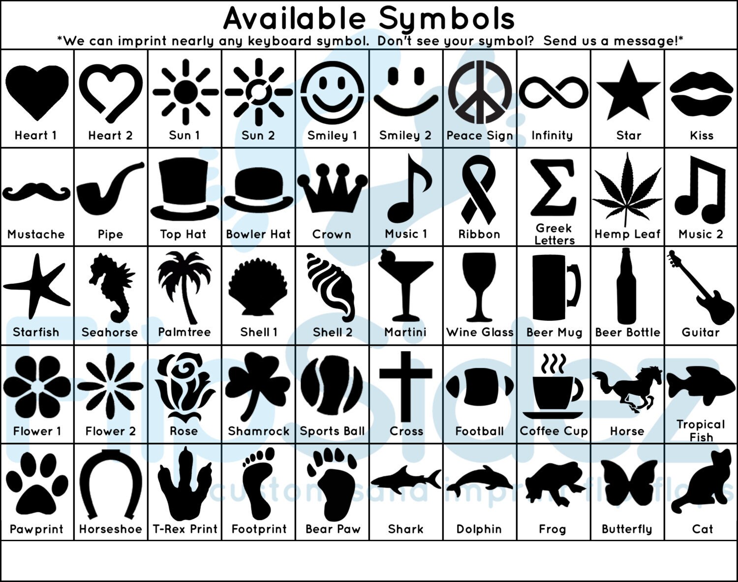 I Love Name Personalisierter Sandabdruck Flip Flops - Erhältlich in 140+ Farbkombinationen I Love Name Personalisierter Sandabdruck Flip Flops - Erhältlich in 140+ Farbkombinationen von FlipSideFlipFlops
