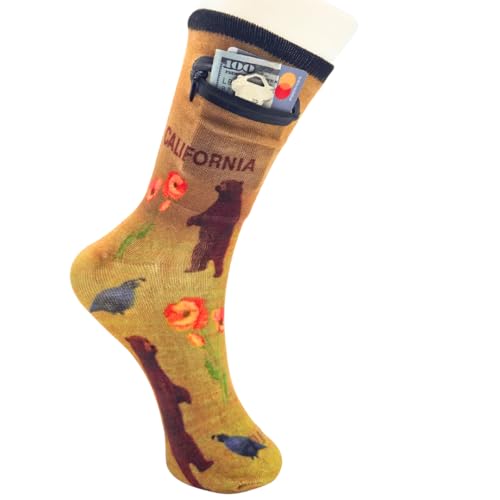 Flippysox Geldbörse mit Reißverschluss - Weiß - Medium von Flippysox