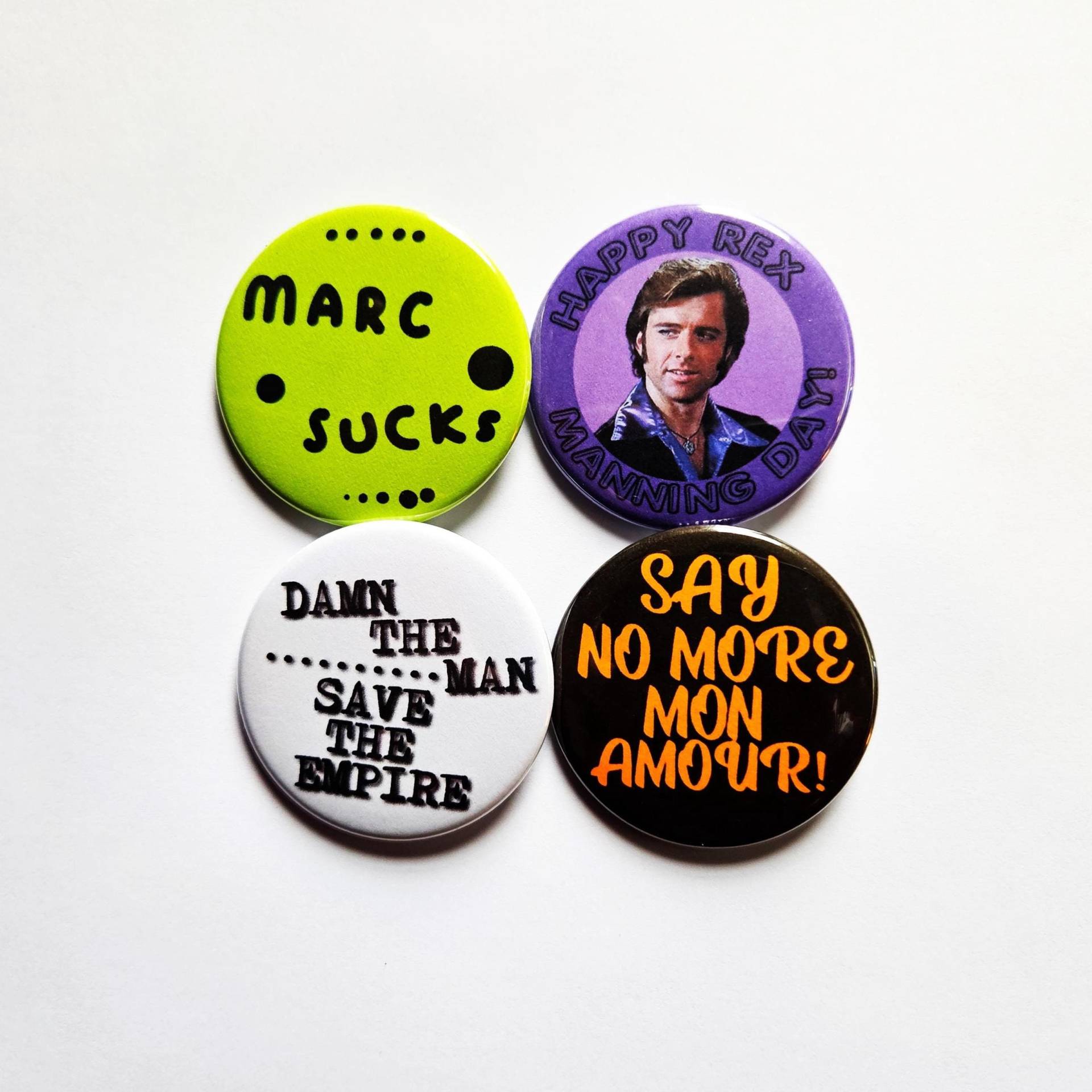 Kultfilm Buttons Magnete & Flaschenöffner. Set 04 Kultfilm Buttons Magnete & Flaschenöffner. Set 04 von FliptheRecord