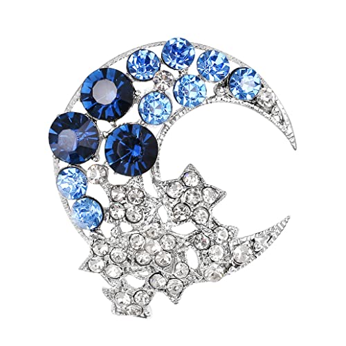 Fliyeong Womens Strass Mond Sterne Brosche Corsage Kleidung Ornamente Schmuck Geschenke Langlebig und nützlich von Fliyeong