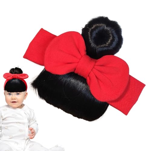 Baby Pony Haarband | Kleinkind Schleifen Pony Perücke | Bequemes Kopfaccessoire Für Feiern Bühnenauftritte Eltern-Kind Baby Pony Haarband | Kleinkind Schleifen Pony Perücke | Bequemes Kopfaccessoire Für Feiern Bühnenauftritte Eltern-Kind von Flkiglm