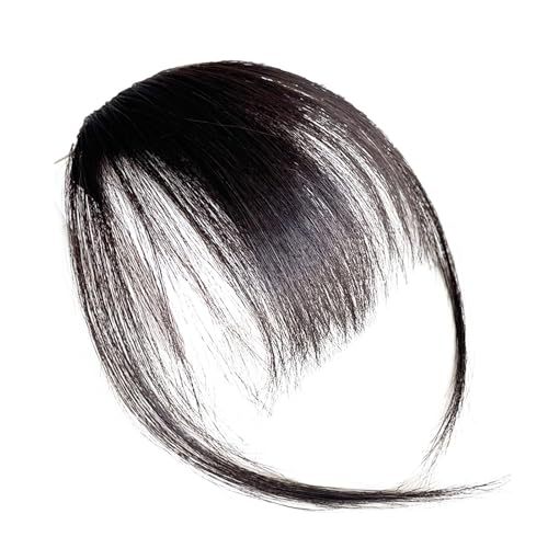 Clip-in-Pony, Clip-on-Echthaar-Pony | Clip-In-Stirn-Pony für Damen mit menschlichem Pony,Fotografie Dating deckt schütteres Haar ab Tägliche Haarteile für Schwestern, Freundin von Flkiglm