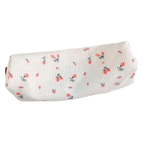 Flkiglm 4 Stück Blumen Bleistiftbeutel, Niedliche Blume Schreibwaren-Tasche, Blumenmuster Mäppchen, Federmäppchen, Tragbare Schreibwaren Tasche, Einfaches Federmäppchen Schreibwaren Organizer von Flkiglm