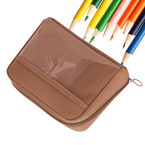 Flkiglm Federmäppchen für Mädchen, Cartoon-Bleistifttasche,Großes Federmäppchen mit 12 Fächern | Stilvolles Federmäppchen mit hoher Kapazität, tragbare, robuste Federmäppchen-Box für Zuhause, Schule von Flkiglm