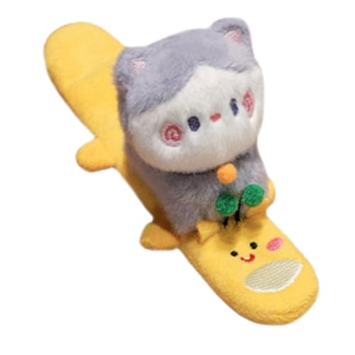 Flkiglm Plüsch Capybara Slap Armband, Capybara Schnapparmband Kinder, Capybara Tier Slap Armbänder Capybara Plüsch Slap Bands Spielzeug, Kuscheltier Armband Geschenke, Plüschtier Klatscharmband von Flkiglm