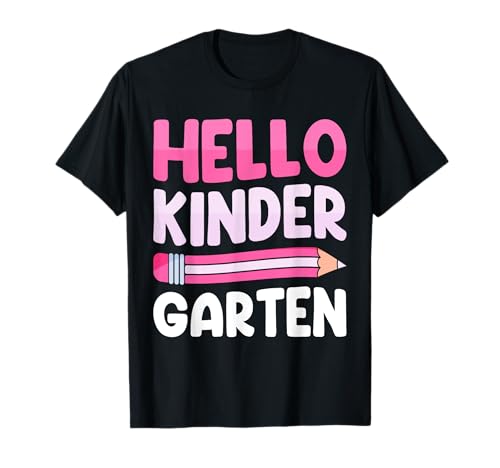 Back To School Hello Kindergarten Kids 1st Day of School T-Shirt Back To School Hello Kindergarten Kids 1st Day of School T-Shirt von Flo Design Back To School Outfits