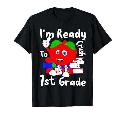 I'm Ready To Crush 1st Grade Back To School First Grade Kids T-Shirt I'm Ready To Crush 1st Grade Back To School First Grade Kids T-Shirt von Flo Design Back To School Outfits