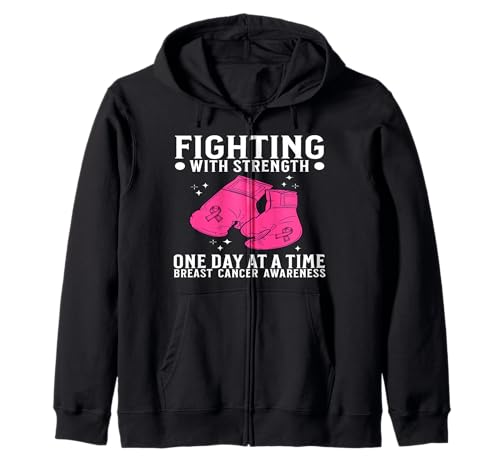 Breast Cancer Fighter Gifts Breast Cancer Awareness Women Kapuzenjacke von Flo Design Breast Cancer Awareness Outfits