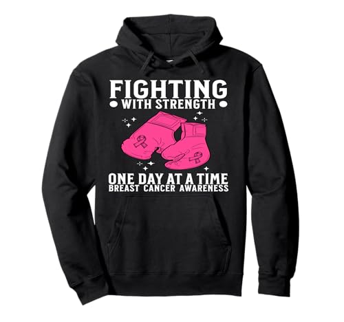 Breast Cancer Fighter Gifts Breast Cancer Awareness Women Pullover Hoodie von Flo Design Breast Cancer Awareness Outfits