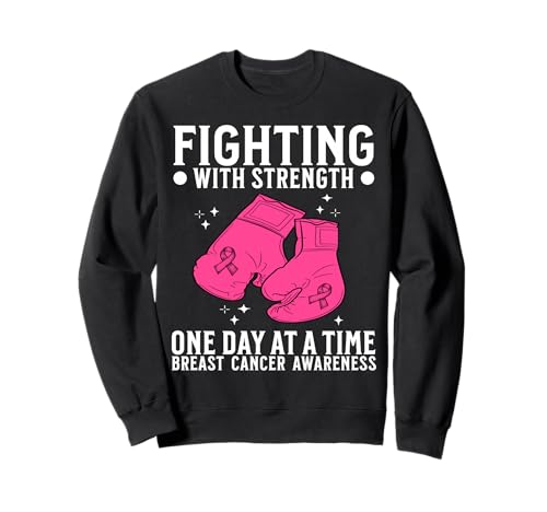 Breast Cancer Fighter Gifts Breast Cancer Awareness Women Sweatshirt von Flo Design Breast Cancer Awareness Outfits