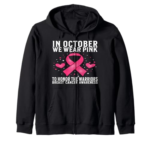 Breast Cancer Support Gifts Breast Cancer Awareness Women Kapuzenjacke von Flo Design Breast Cancer Awareness Outfits