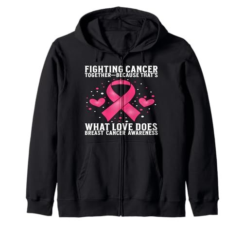 Breast Cancer Support Gifts Breast Cancer Awareness Women Kapuzenjacke von Flo Design Breast Cancer Awareness Outfits