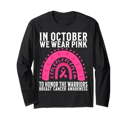 Breast Cancer Support Gifts Breast Cancer Awareness Women Langarmshirt von Flo Design Breast Cancer Awareness Outfits