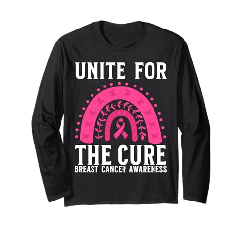 Breast Cancer Support Gifts Breast Cancer Awareness Women Langarmshirt von Flo Design Breast Cancer Awareness Outfits