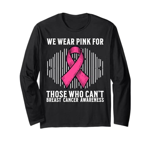 Breast Cancer Support Gifts Breast Cancer Awareness Women Langarmshirt von Flo Design Breast Cancer Awareness Outfits