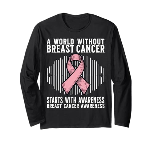 Breast Cancer Support Gifts Breast Cancer Awareness Women Langarmshirt von Flo Design Breast Cancer Awareness Outfits