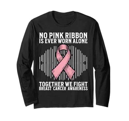 Breast Cancer Support Gifts Breast Cancer Awareness Women Langarmshirt von Flo Design Breast Cancer Awareness Outfits