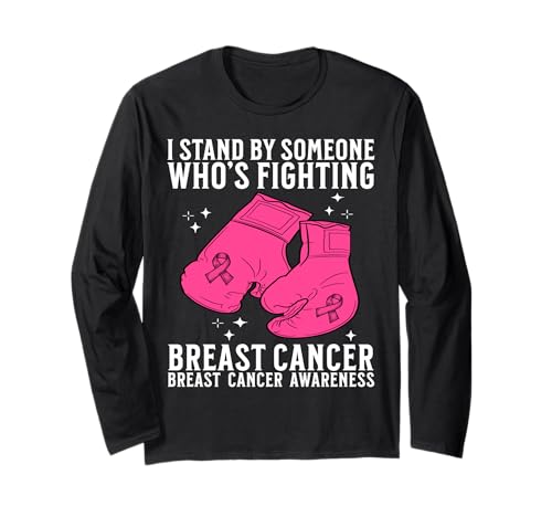 Breast Cancer Support Gifts Breast Cancer Awareness Women Langarmshirt von Flo Design Breast Cancer Awareness Outfits