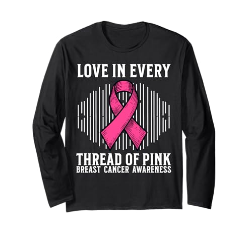 Breast Cancer Support Gifts Breast Cancer Awareness Women Langarmshirt von Flo Design Breast Cancer Awareness Outfits