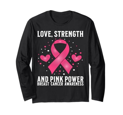 Breast Cancer Support Gifts Breast Cancer Awareness Women Langarmshirt von Flo Design Breast Cancer Awareness Outfits